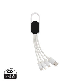 4-In-1 Cable With Carabiner Clip