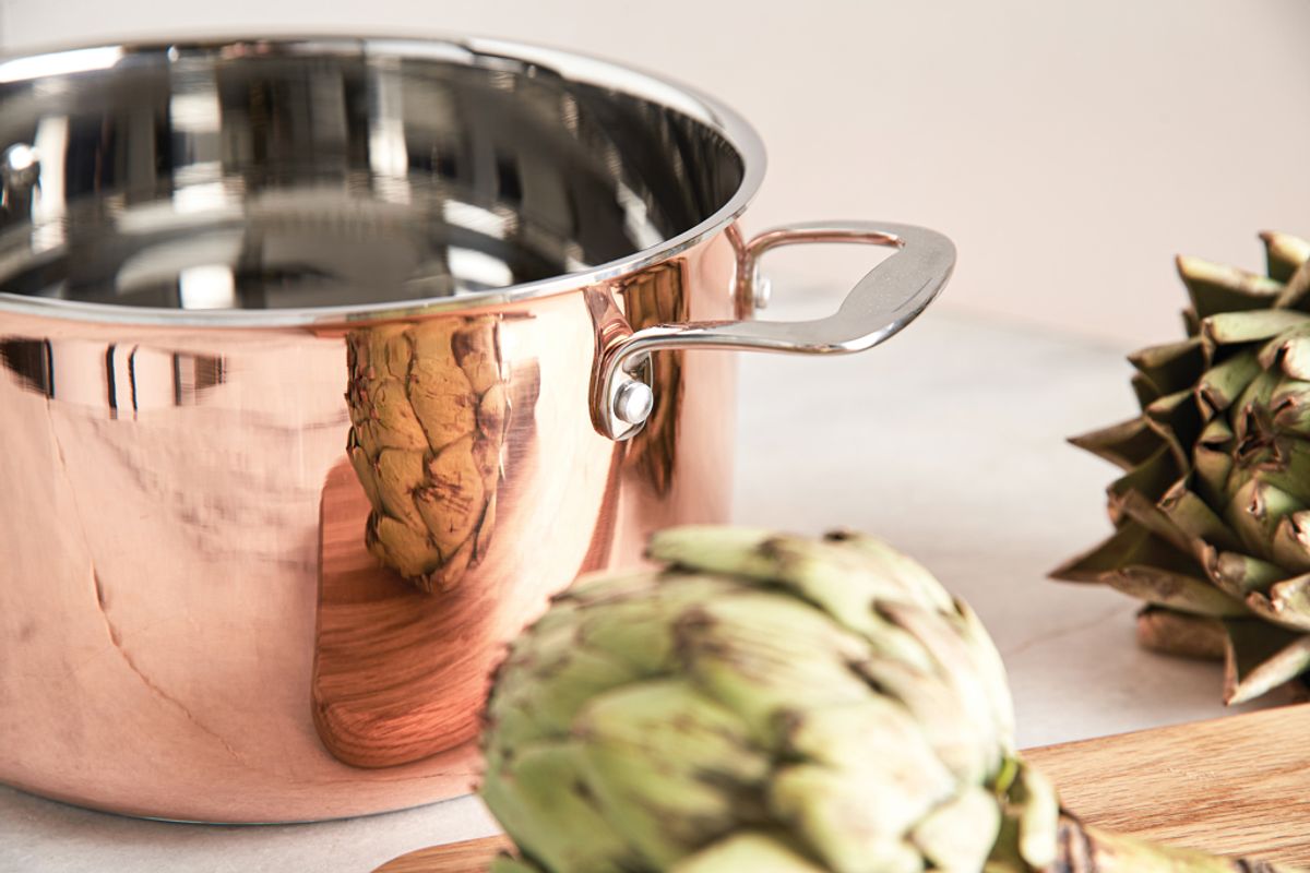Vinga Baron Copper Saucepan