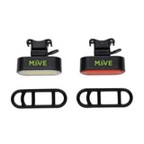 Lumino Rcs Recycled Plastic Usb Re-Chargeable Bike Light Set