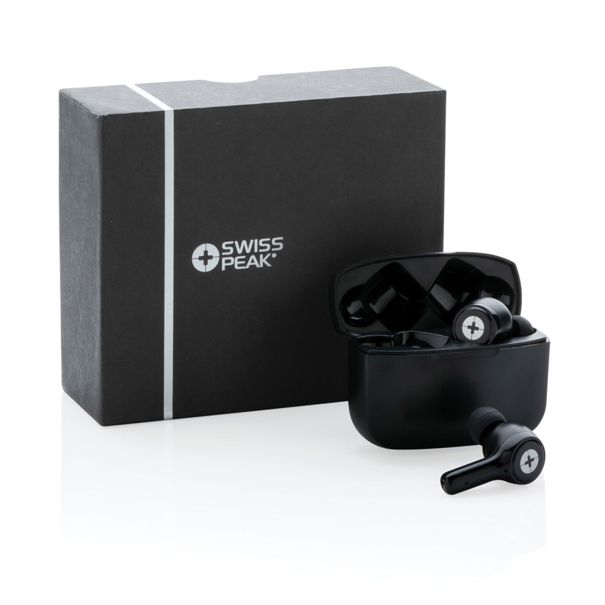 Rcs Recycled Plastic Swiss Peak Anc Tws Earbuds
