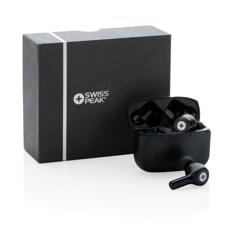 Rcs Recycled Plastic Swiss Peak Anc Tws Earbuds