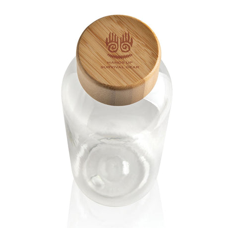 Rcs Rpet Bottle With Bamboo Lid