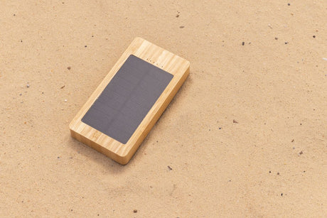 Sunwick 10.000 Mah Bamboo Solar Powerbank