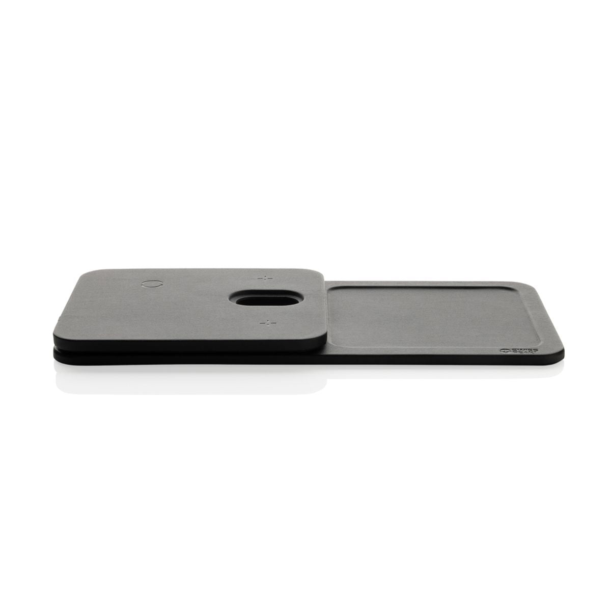 Swiss Peak 3 In 1 Rcs Recycled Pu Wireless Charger Desk Tray