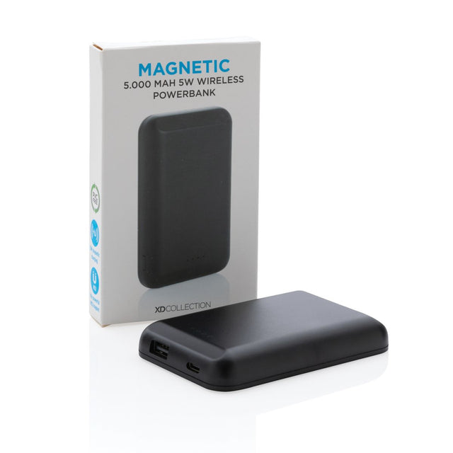 Magnetic 5.000 Mah 5W Wireless Powerbank