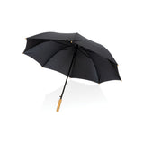 27" Impact Aware™ Rpet 190T Auto Open Bamboo Umbrella