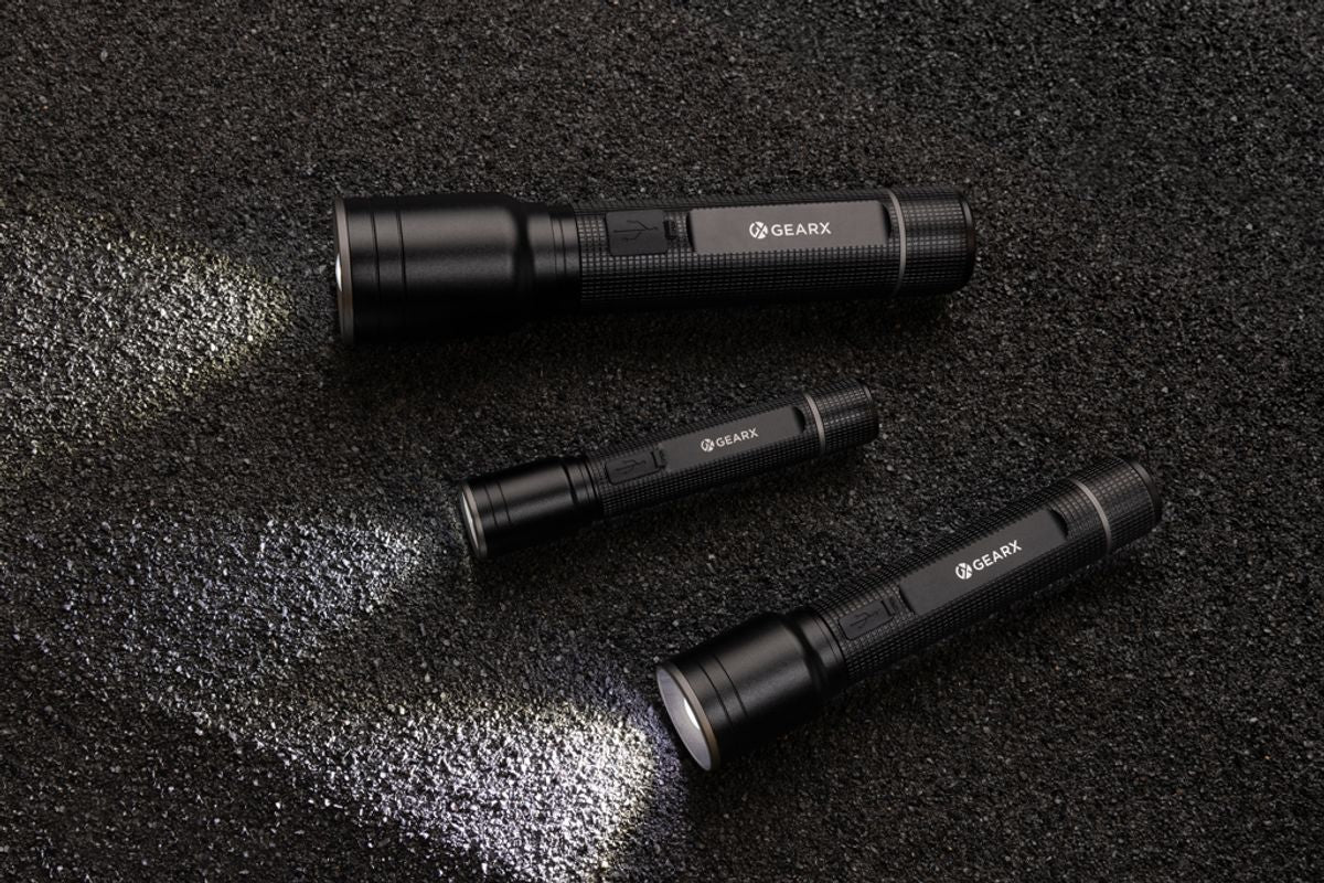 Rcs Recycled Aluminium Usb-Rechargeable Heavy Duty Torch
