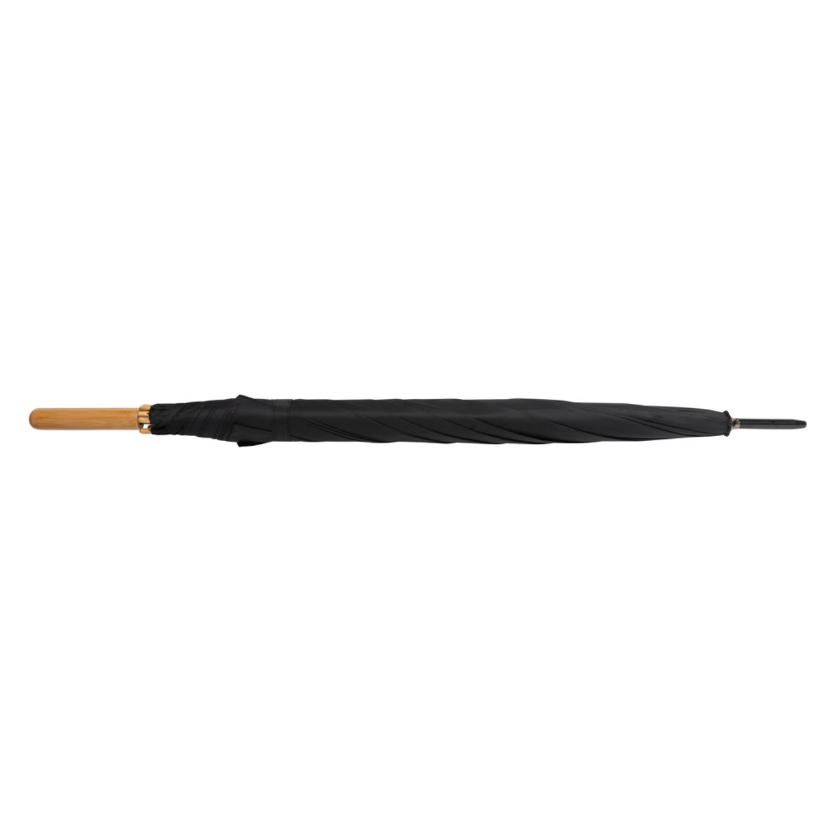 27" Impact Aware™ Rpet 190T Auto Open Bamboo Umbrella