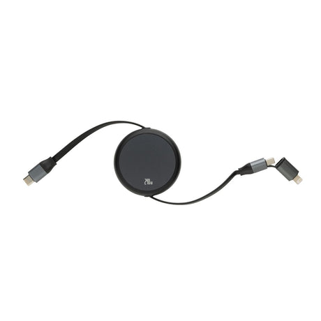 Terra Rcs Recycled Aluminium Retractable 240W 2-In-1 Cable