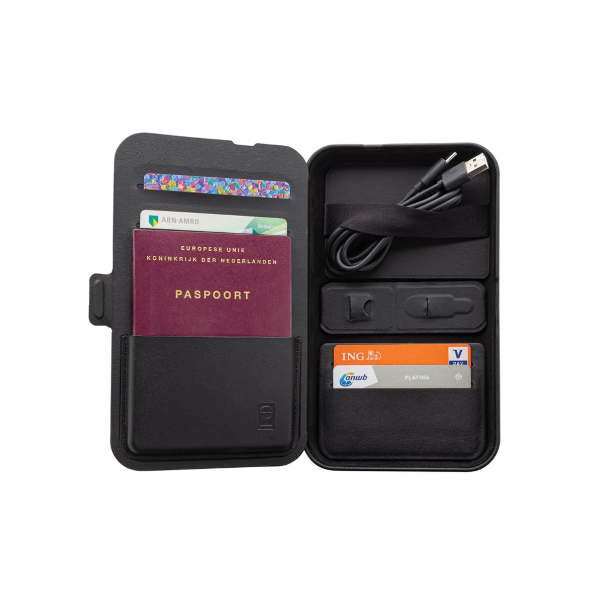 Swiss Peak Rcs Recycled Travel Case With 3 In 1 Charger