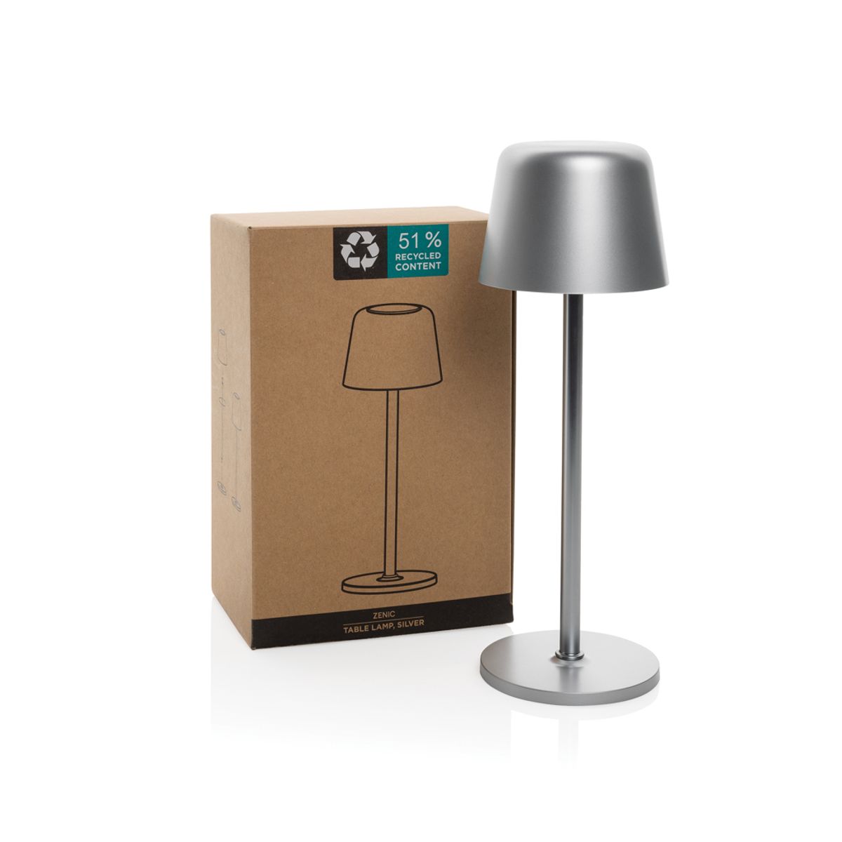 Zenic Rcs Recycled Plastic Usb Re-Chargable Table Lamp