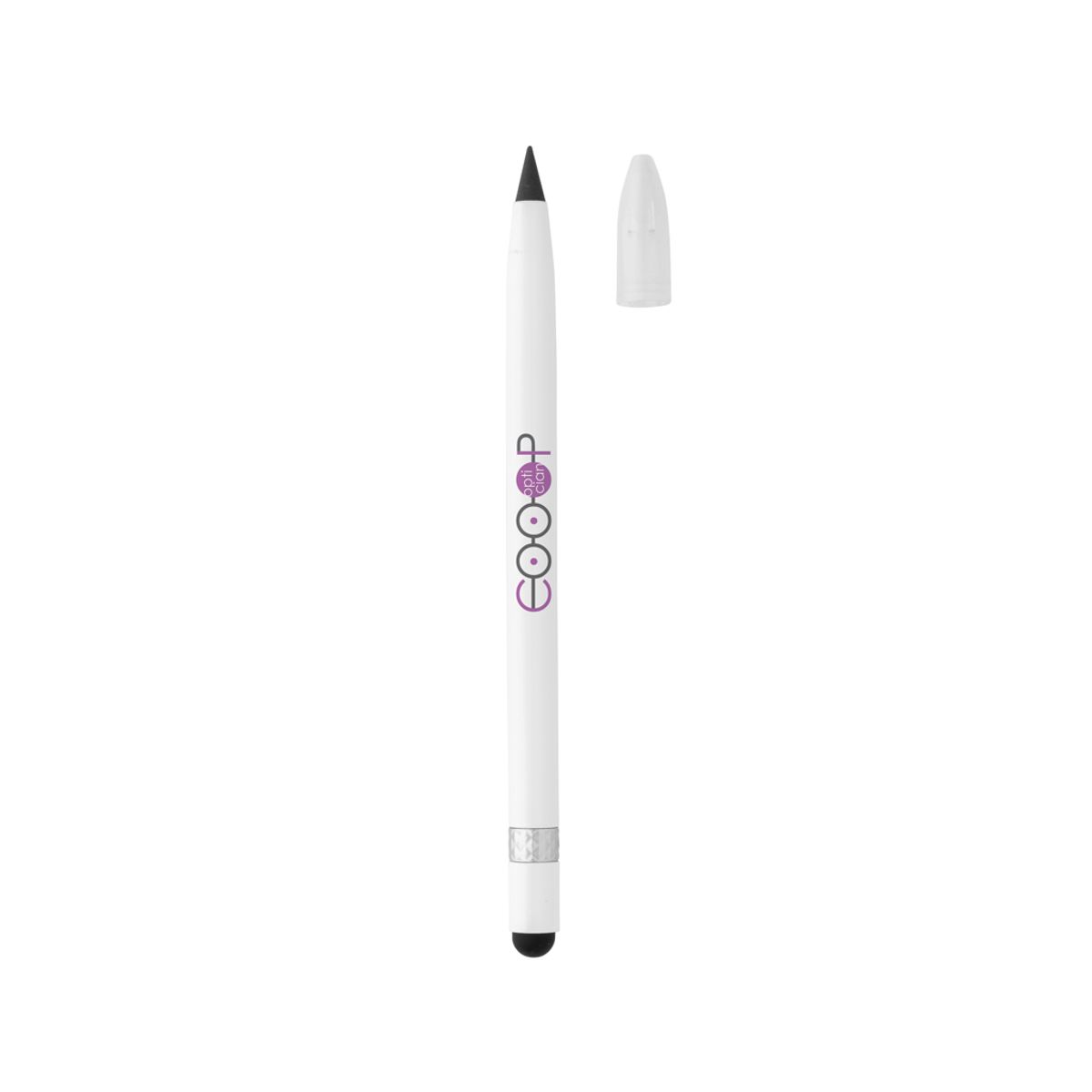 Aluminium Inkless Pen With Eraser