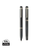 Swiss Peak Oslo Recycled Stainless Steel Deluxe Pen Set