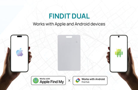 Findit Dual Rcs Rplastic ultraplāna meklēšanas karte ar uzlādējamu bateriju