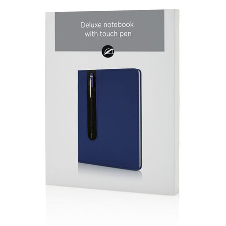 Standard Hardcover Pu A5 Notebook With Stylus Pen