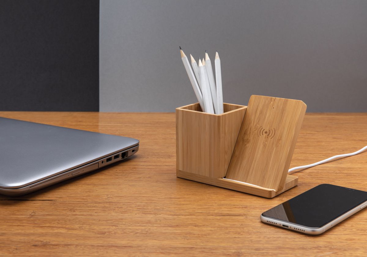 Calgary Bamboo 10W Wireless Charger