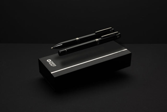 Swiss Peak Oslo Recycled Stainless Steel Deluxe Pen Set