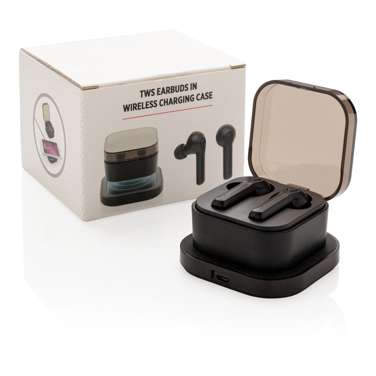 Tws Earbuds In Wireless Charging Case