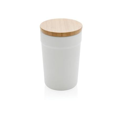 Grs Certified Recycled Pp Mug With Bamboo Lid