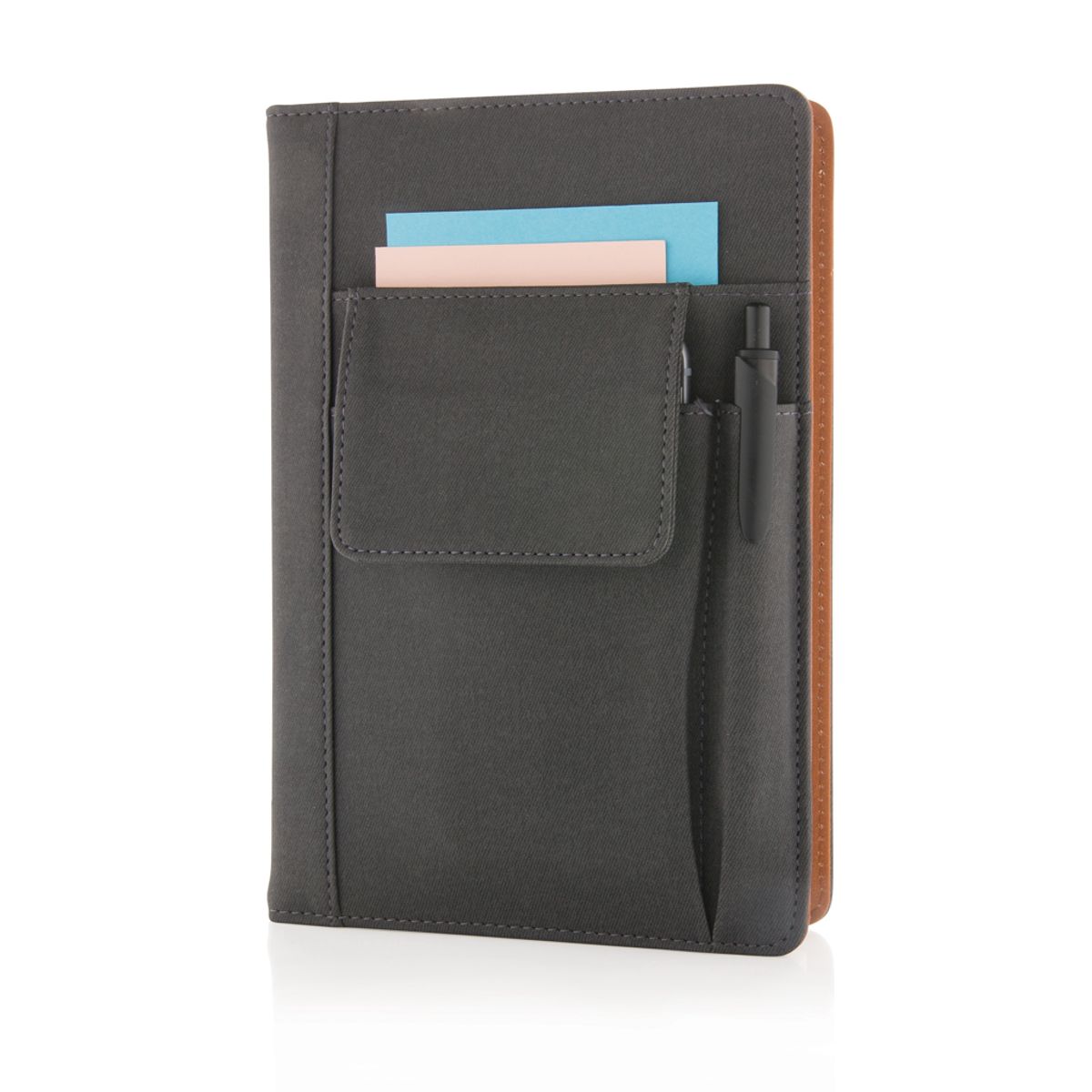 Notebook With Phone Pocket