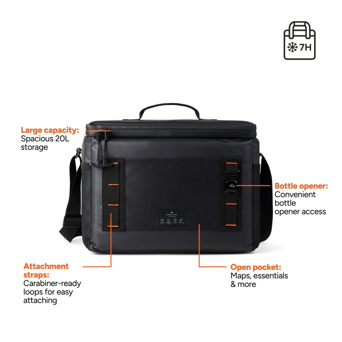 Nordic Drift Storm Rcs Water-Repellent Cooler Bag 20L