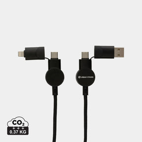 Oakland Rcs Recycled Plastic 6-In-1 Fast Charging 45W Cable