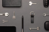 Luxury Pu Keychain Rcs Recycled Zinc Alloy