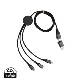 Terra 60W Rcs Recycled Aluminium 120Cm 6-In-1 Cable
