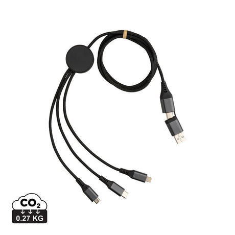 Terra 60W Rcs Recycled Aluminium 120Cm 6-In-1 Cable
