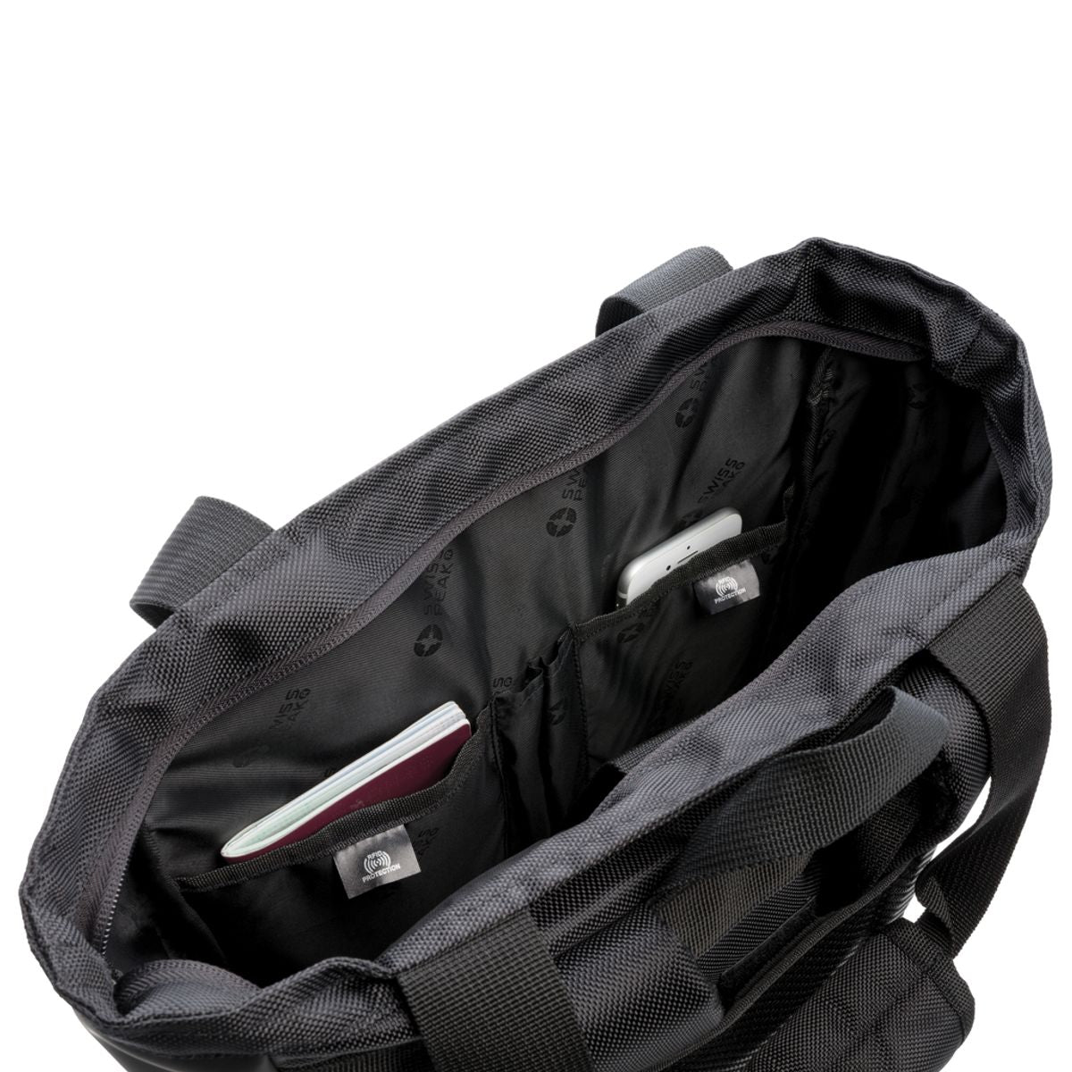 Swiss Peak Rfid 15" Laptop Totepack Pvc Free