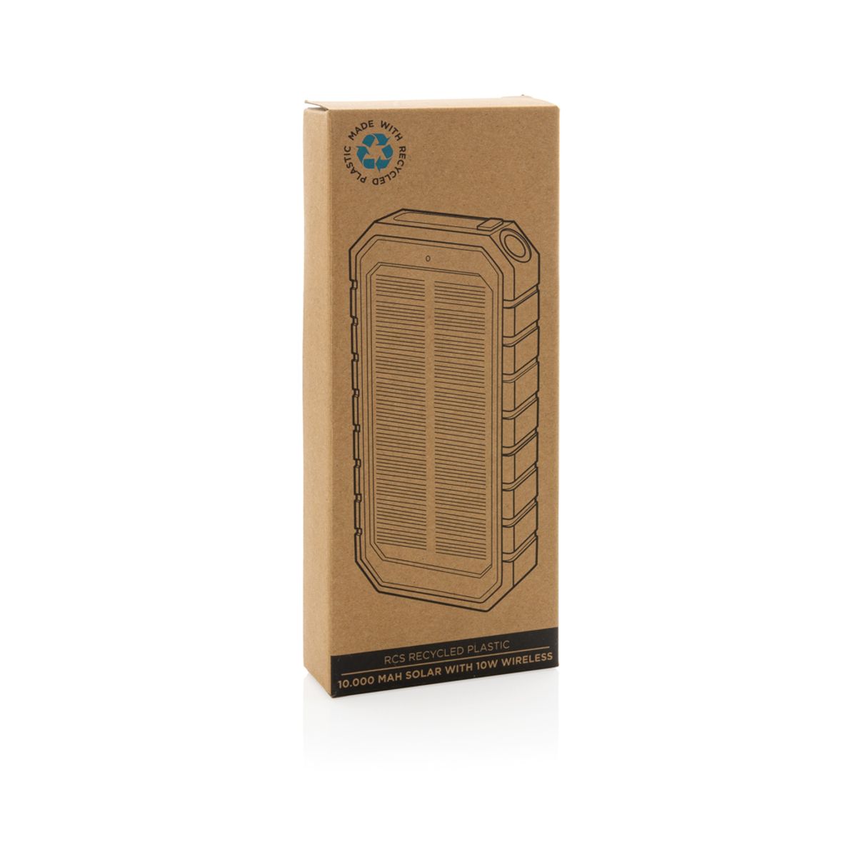 Rcs Recycled Plastic Solar Powerbank With 10W Wireless