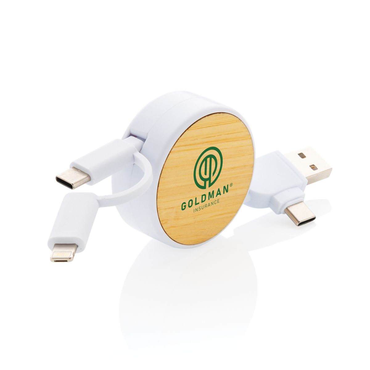 Rcs Recycled Plastic Ontario 4-In-1 Retractable Cable