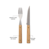 Vinga Paso 8 Pcs Bbq Cutlery Set