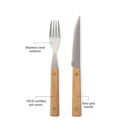 Vinga Paso 8 Pcs Bbq Cutlery Set