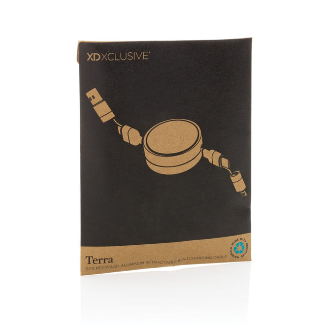 Terra Rcs Recycled Aluminium Retractable 6 In 1 60W Cable