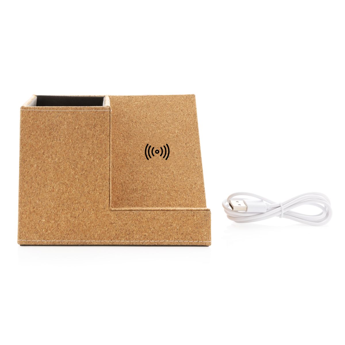 Cork Pen Holder And 5W Wireless Charger