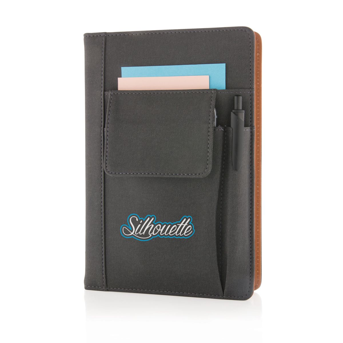 Notebook With Phone Pocket