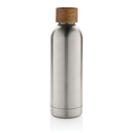 Wood Rcs Certified Recycled Stainless Steel Vacuum Bottle