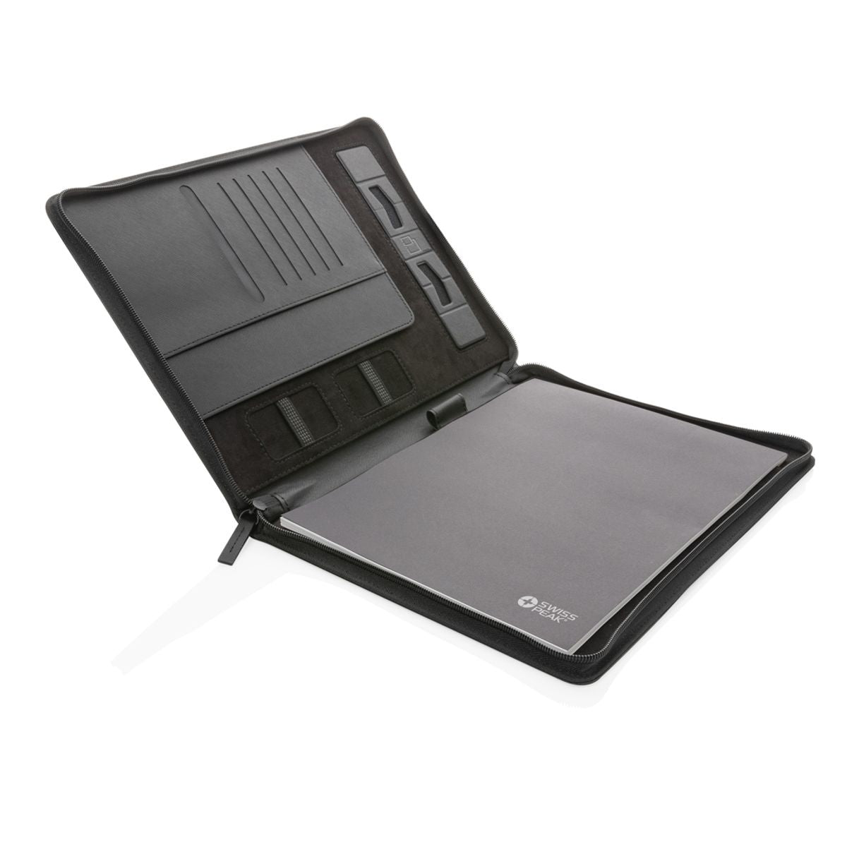 Swiss Peak Heritage Rcs Rpu A4 Portfolio With Zipper