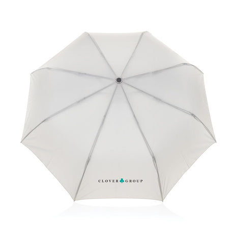 Kaycey 21" Aware™ Rpet Acacia Wood Mini Auto Open Umbrella