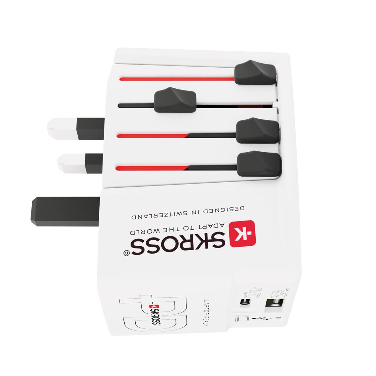 Skross World Travel Adapter Muv 65W Pd With Usb C Cable