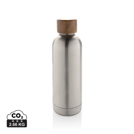 Wood Rcs Certified Recycled Stainless Steel Vacuum Bottle