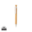 Bamboo Pen With Wheatstraw Clip