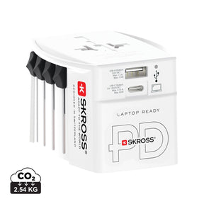 Skross World Travel Adapter Muv 65W Pd With Usb C Cable
