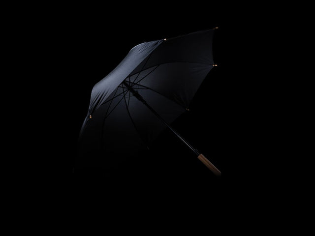 23" Impact Aware™ Rpet 190T Auto Open Bamboo Umbrella