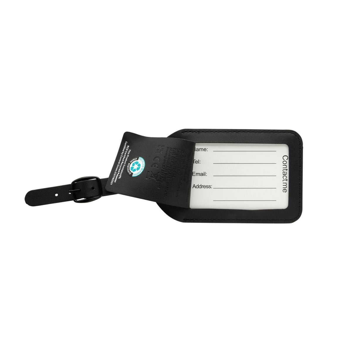 Globefind Rcsrpolyester Luggage Tag With Worldwide Locating