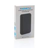 Magnētiska bezvadu ārējā akumulatora baterija ar 5000 mAh un 5 W jaudu