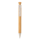 Bamboo Pen With Wheatstraw Clip