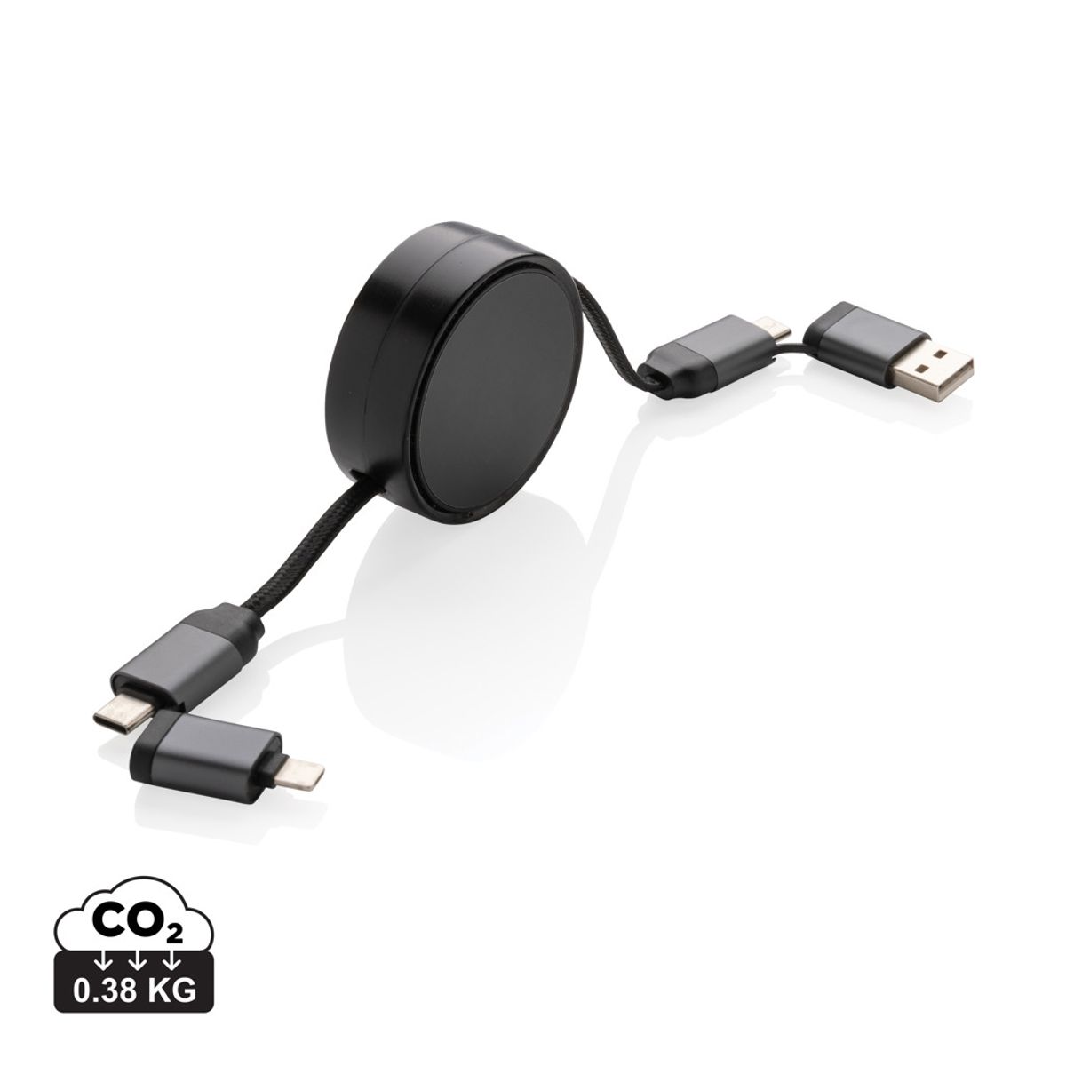 Terra Rcs Recycled Aluminium Retractable 6 In 1 60W Cable