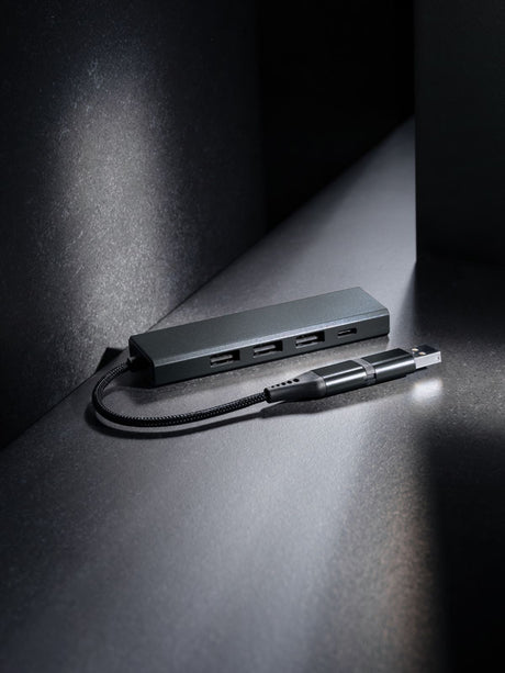 Terra Rcs Recycled Aluminium Hub With 3 Usb Ports